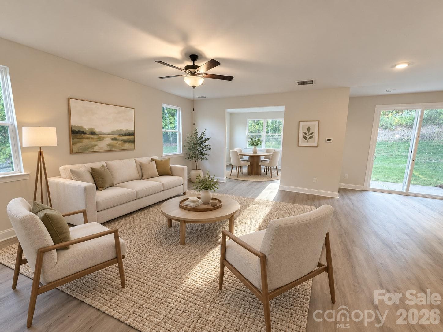 virtually staged - 552 Carolyn Lane, Charlotte