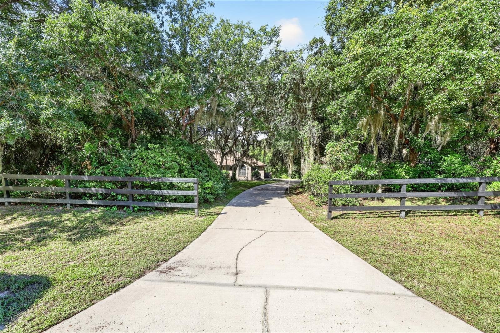 Entrance to property. - 3450 SW 52ND TER, OCALA