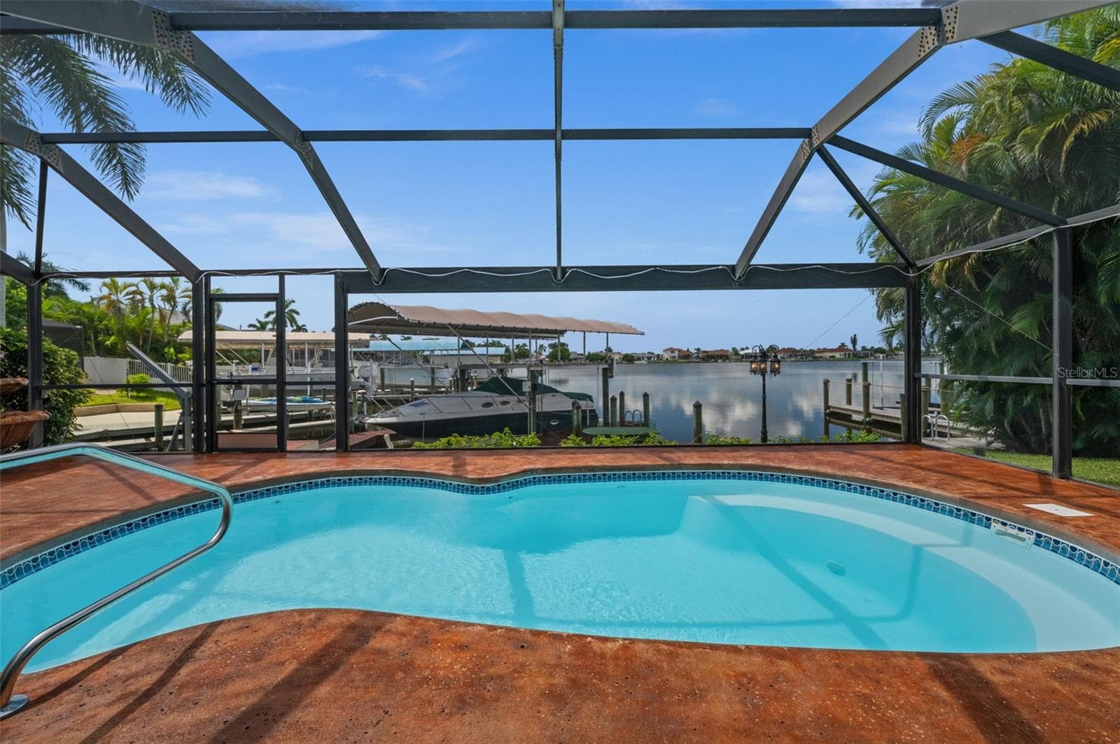 Imagine this view from the pool every day! - 5028 PELICAN BLVD, CAPE CORAL