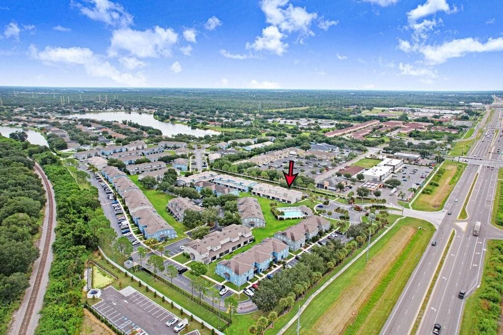 Ariel View of Building - 12635 KINGS CROSSING DR, GIBSONTON