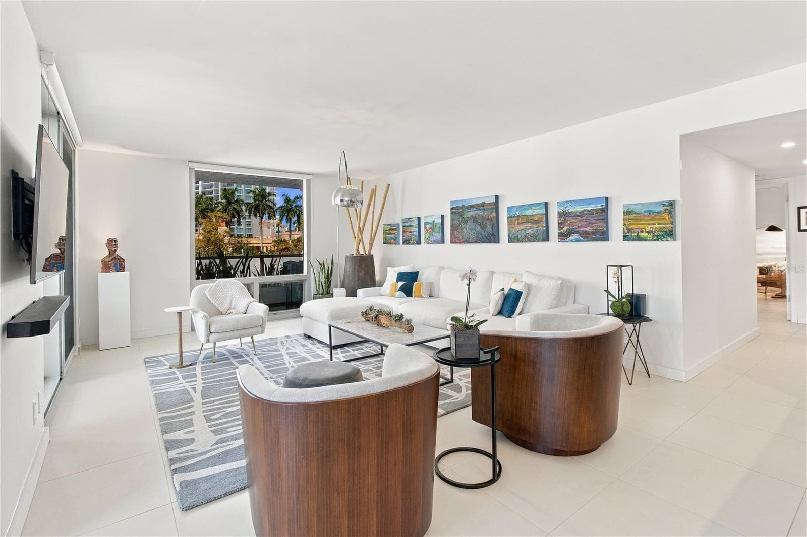 Living Room - 1111 N GULFSTREAM AVE #3D, SARASOTA