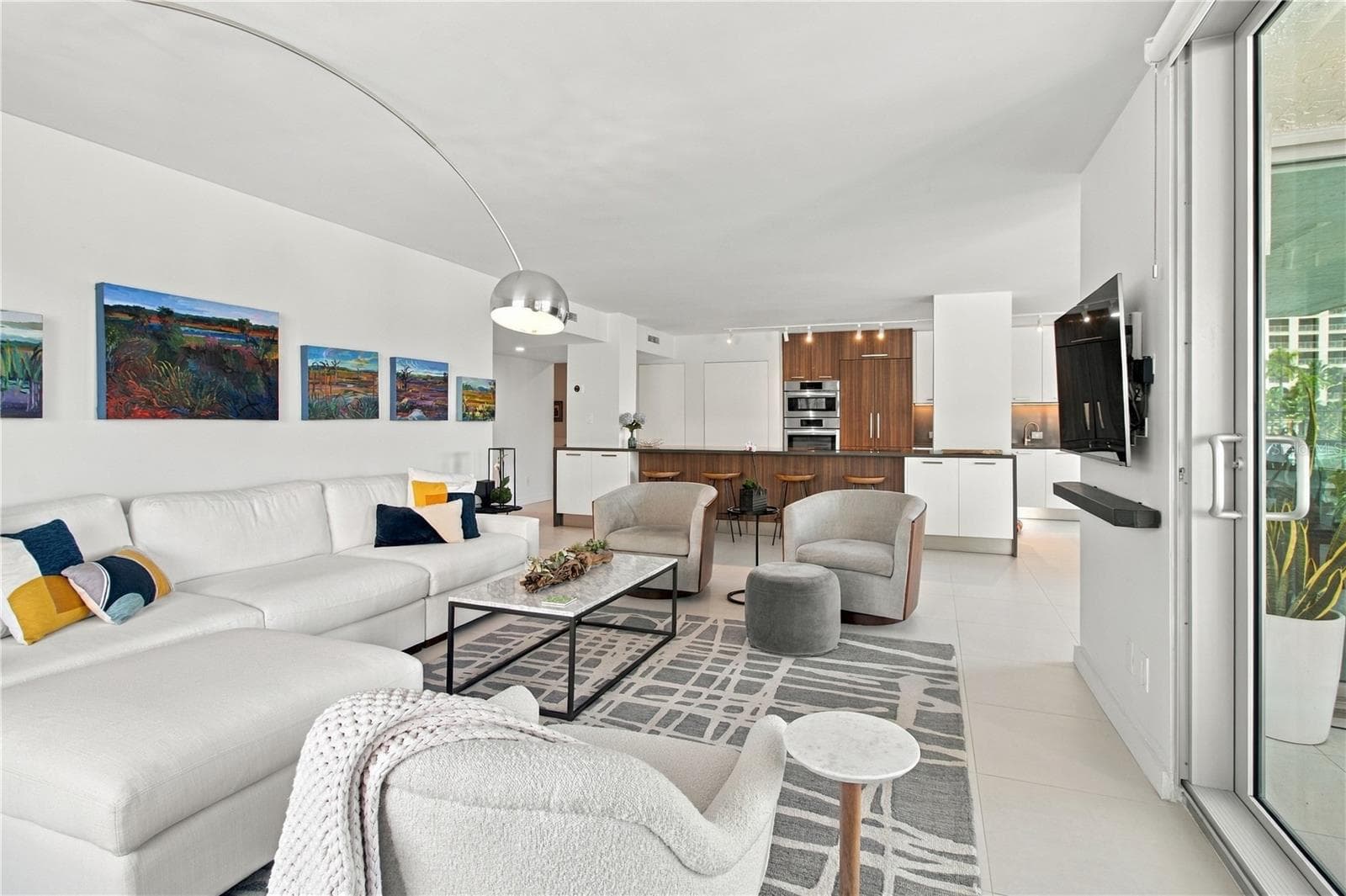 Living Room - 1111 N GULFSTREAM AVE #3D, SARASOTA