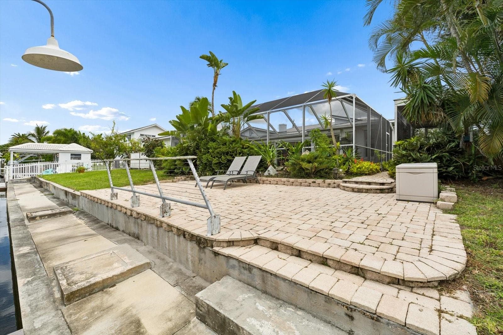 Backyard Paver Patio - 1741 STANFORD LN, SARASOTA
