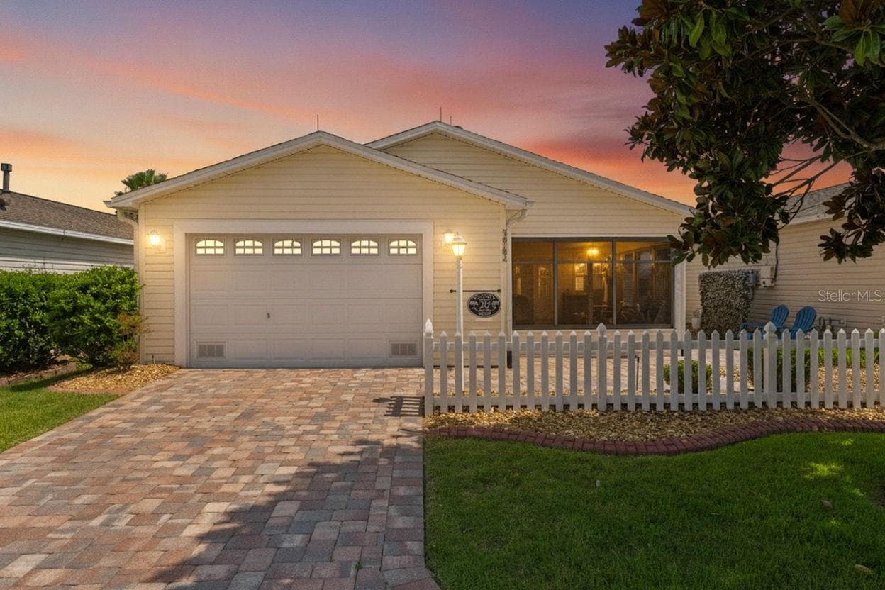 PAVED DRIVE, WALKWAY & PATIO! - 313 VARNVILLE WAY, THE VILLAGES