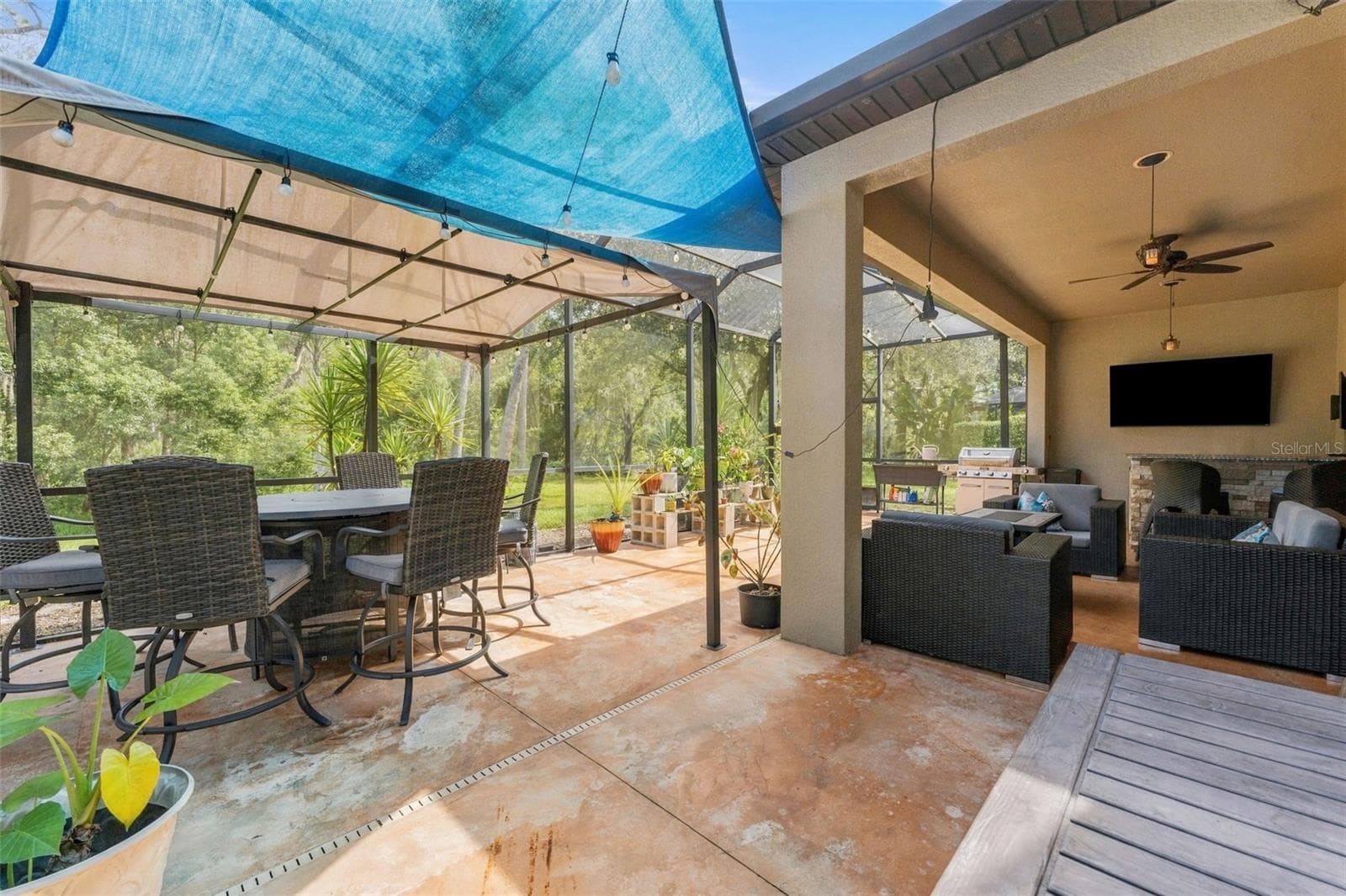 Back porch - 3508 MAJESTIC VIEW DR, LUTZ