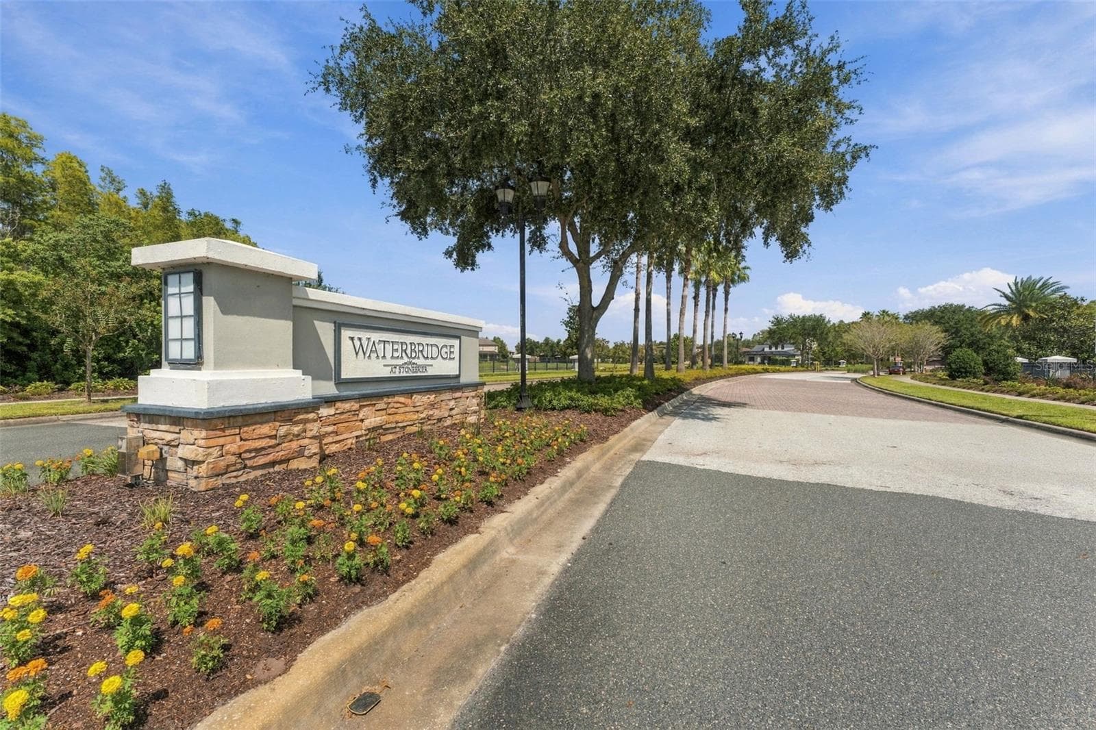 Entryway to neighborhood - 3508 MAJESTIC VIEW DR, LUTZ