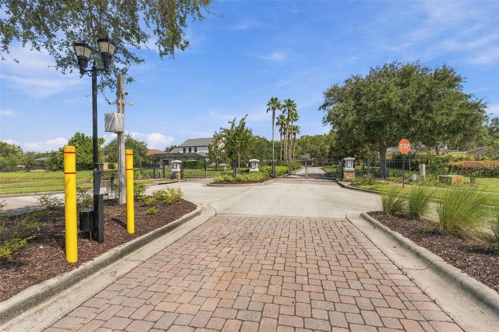 Entryway to neighborhood - 3508 MAJESTIC VIEW DR, LUTZ