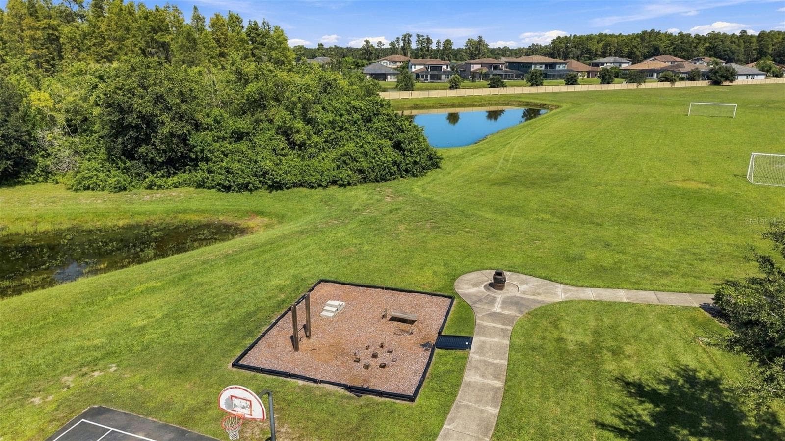 Top view of neighborhood - 3508 MAJESTIC VIEW DR, LUTZ