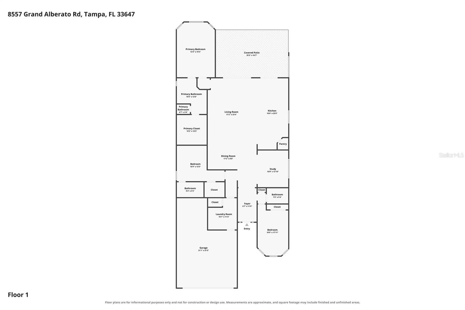 Floor Plan - 8557 GRAND ALBERATO RD, TAMPA