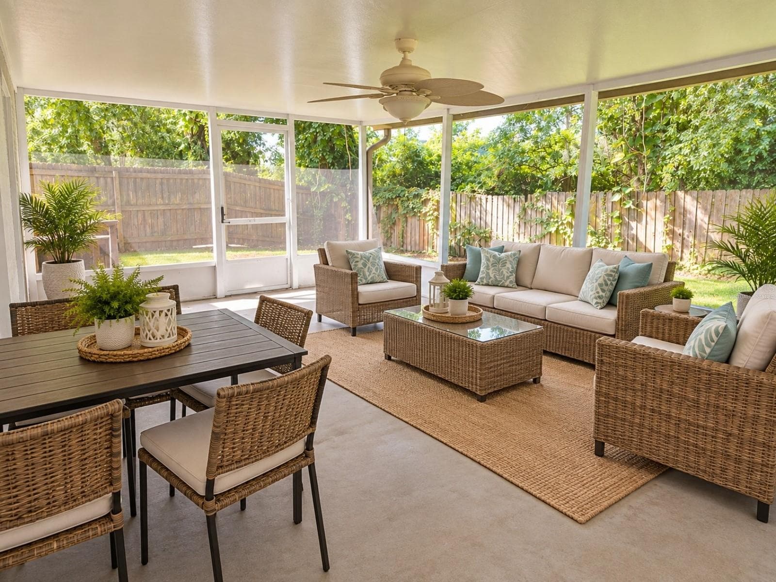 Virtually Staged - Lanai - 11125 LAKE TAHOE DR, RIVERVIEW