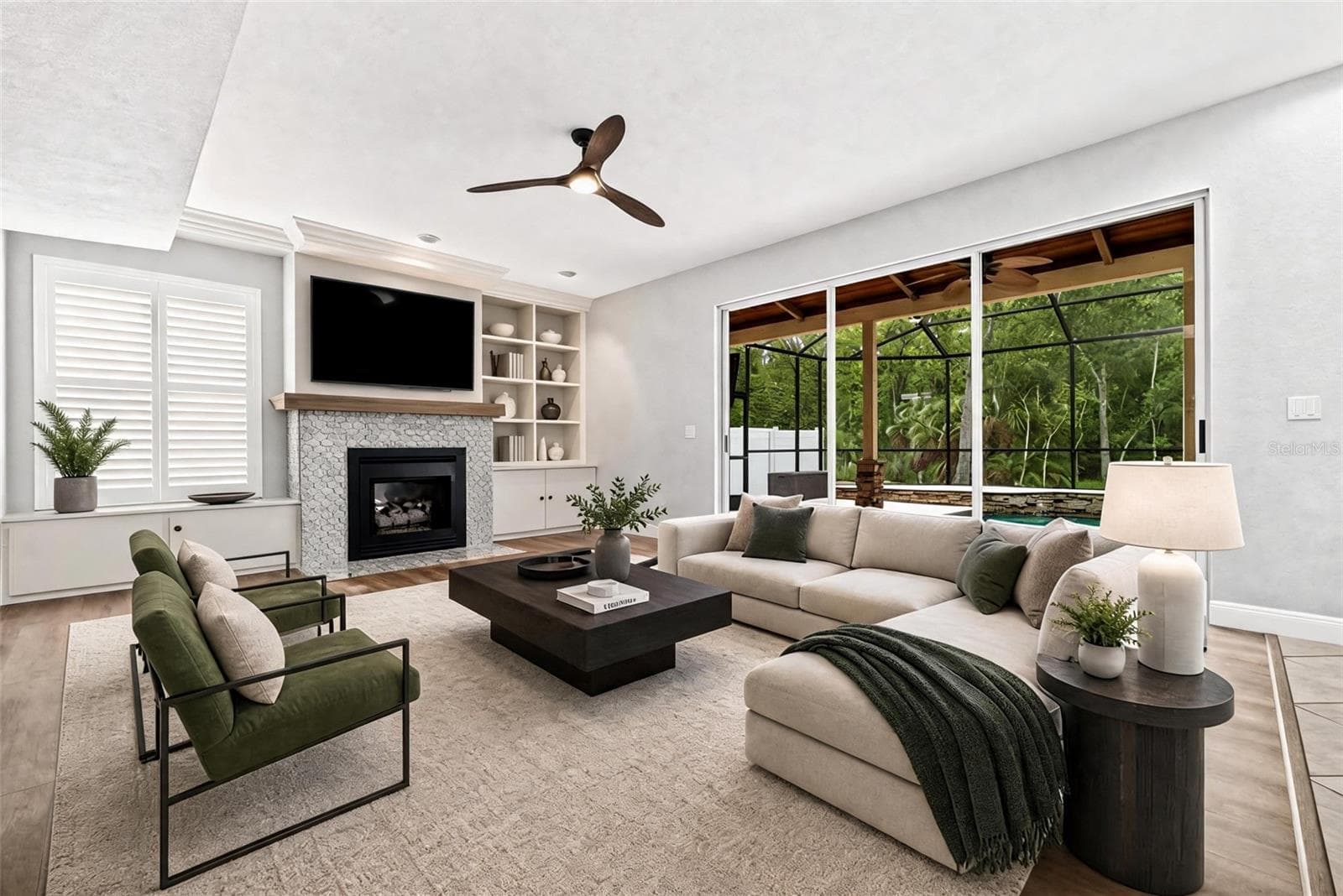 Family room with a view! - 15713 MUIRFIELD DR, ODESSA