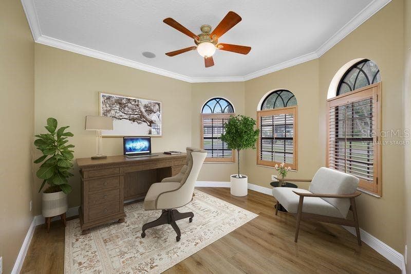 Virtually Staged #1 Office/Bonus Room - 114 IRWIN ST E, SAFETY HARBOR