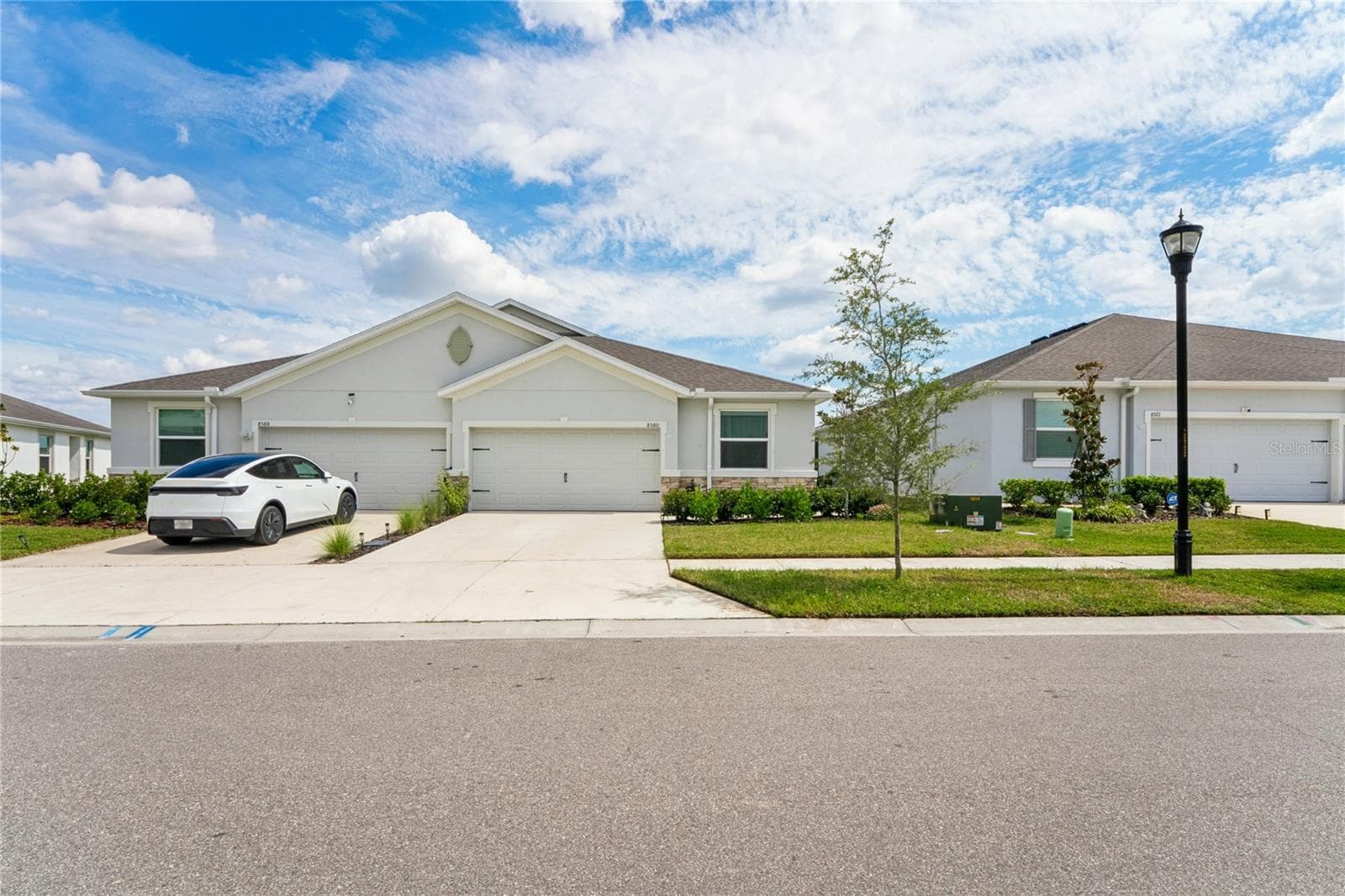view from street - 8580 BOLD CYPRESS LN, WESLEY CHAPEL