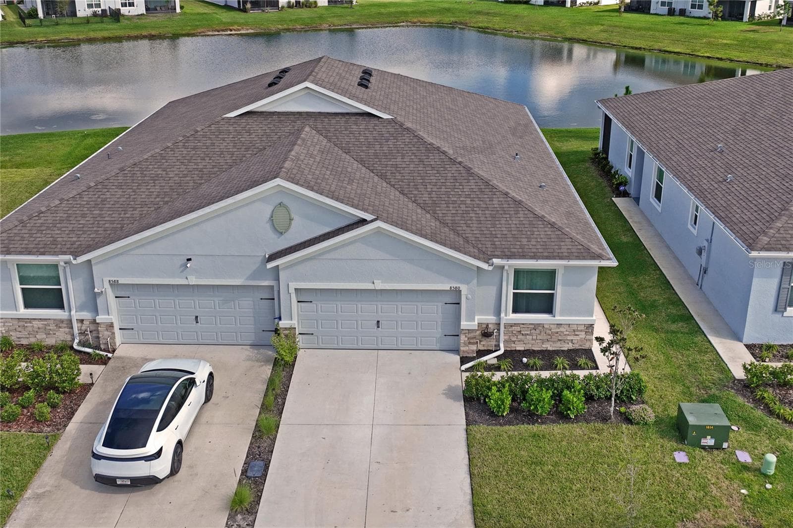 Bird's eye view of home - 8580 BOLD CYPRESS LN, WESLEY CHAPEL