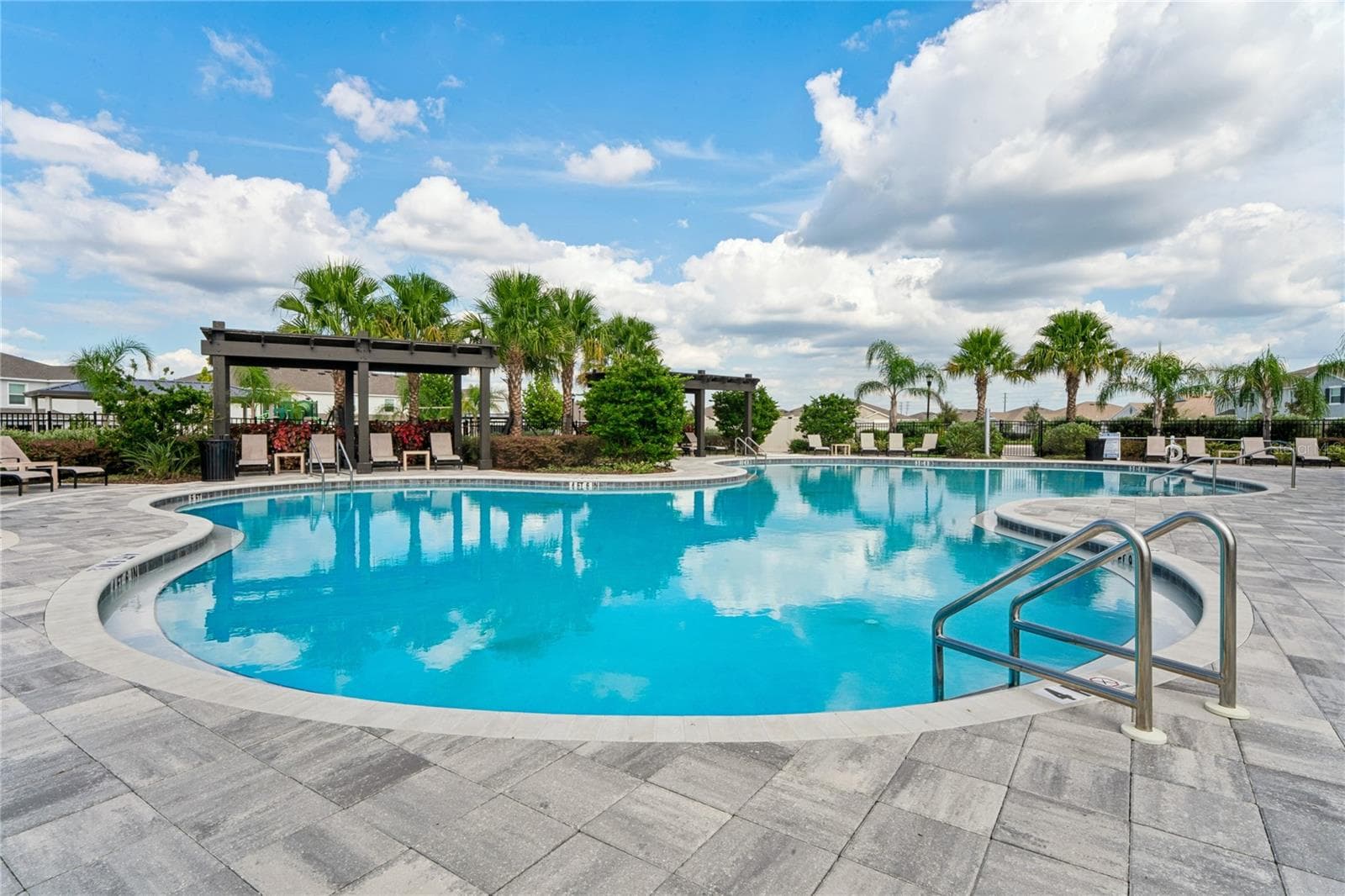 Community pool - 8580 BOLD CYPRESS LN, WESLEY CHAPEL
