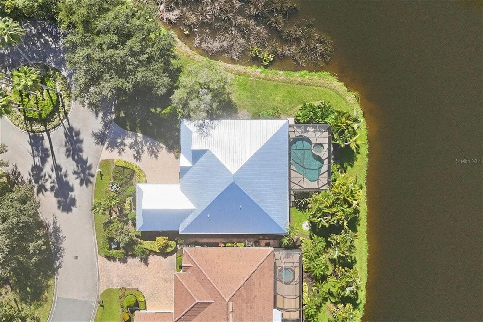 Overhead view---located at end of cul-de-sac - 3200 BAY RIDGE WAY, PORT CHARLOTTE