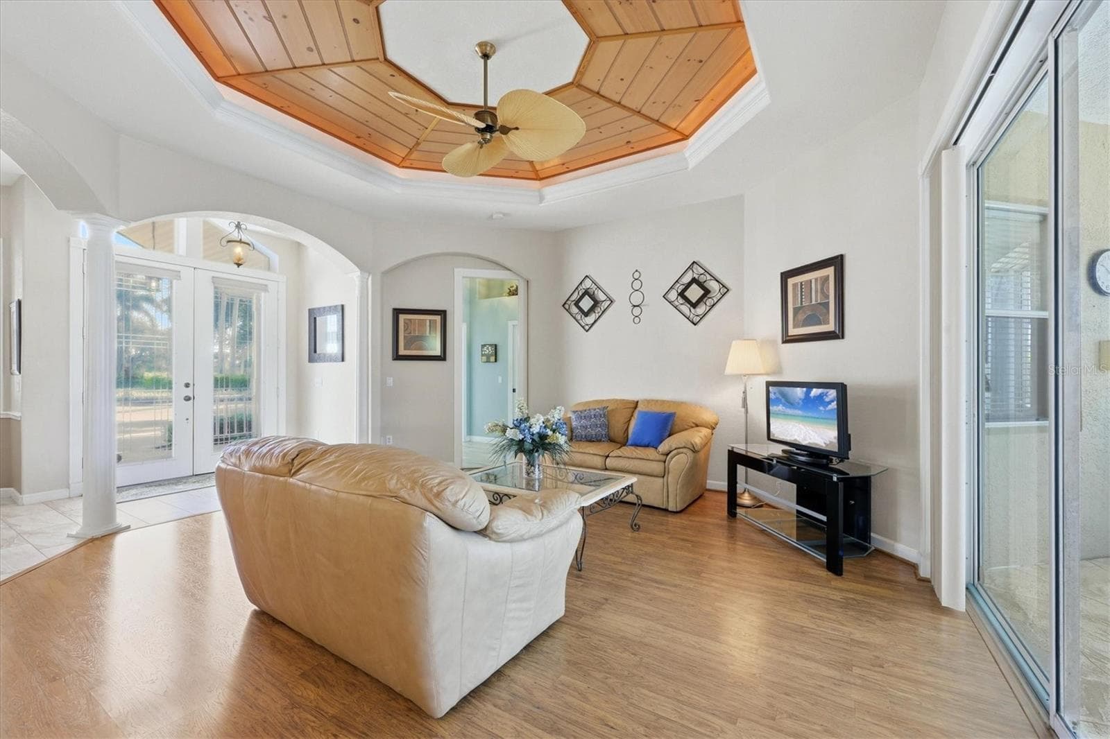 Double door entry into Living Room - 3200 BAY RIDGE WAY, PORT CHARLOTTE