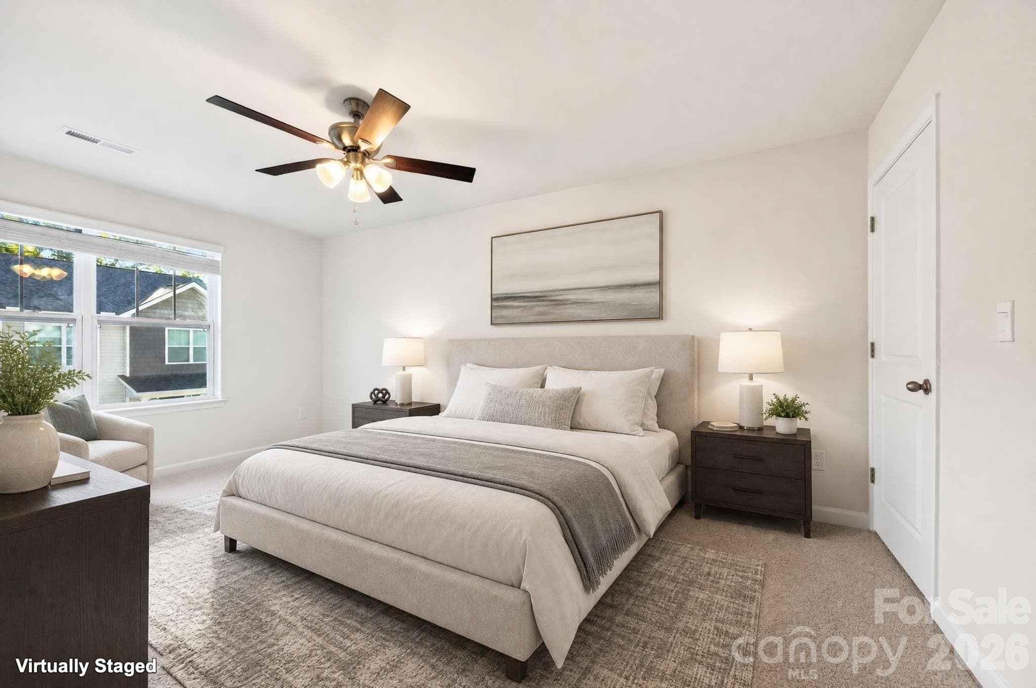 Digitally Staged  Guest Bedroom One - 15 Virginia Commons Drive, Arden