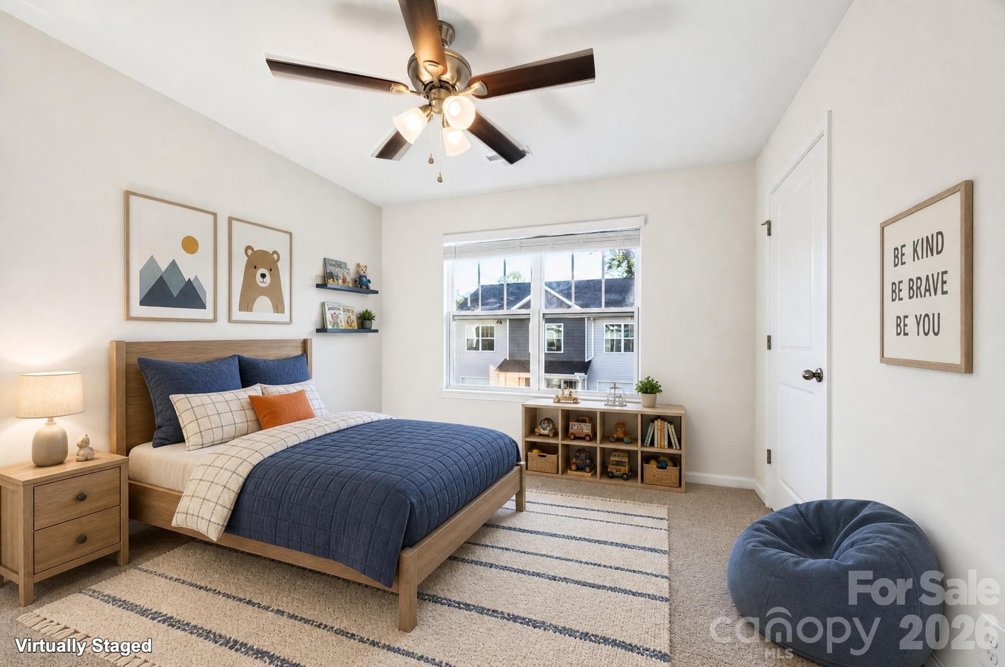 Digitally Staged Guest Bedroom Two - 15 Virginia Commons Drive, Arden