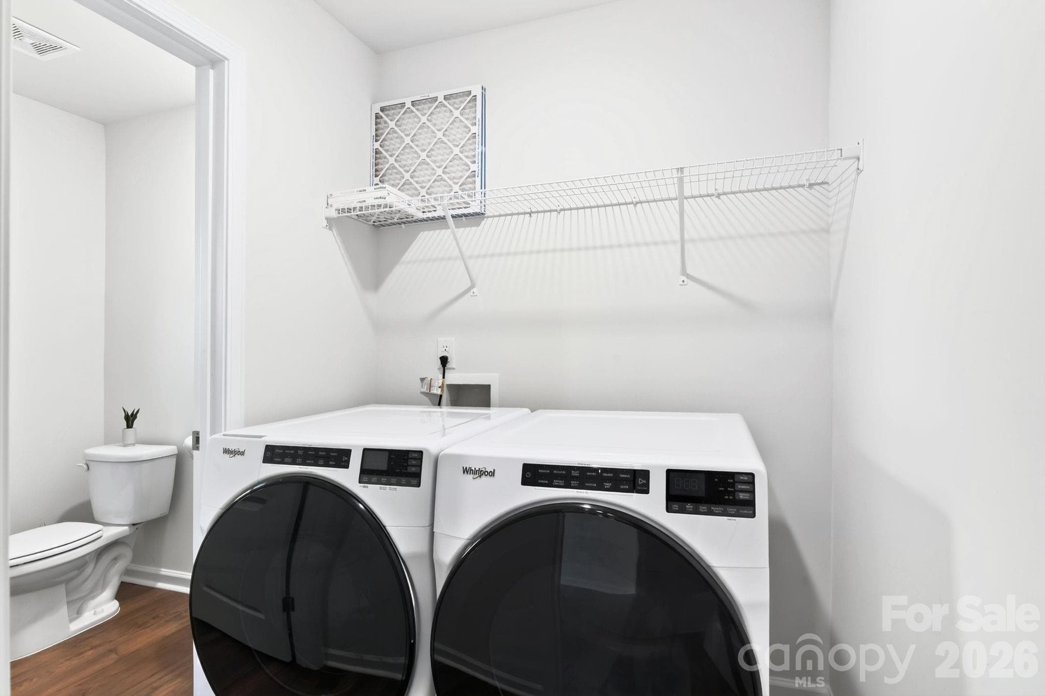 Main-Level Laundry Room, Washer and Dryer Included - 15 Virginia Commons Drive, Arden