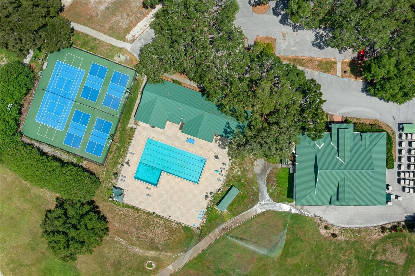 Aerial of Clubhouse and Amenities - 24051 MARTIN DR, BROOKSVILLE
