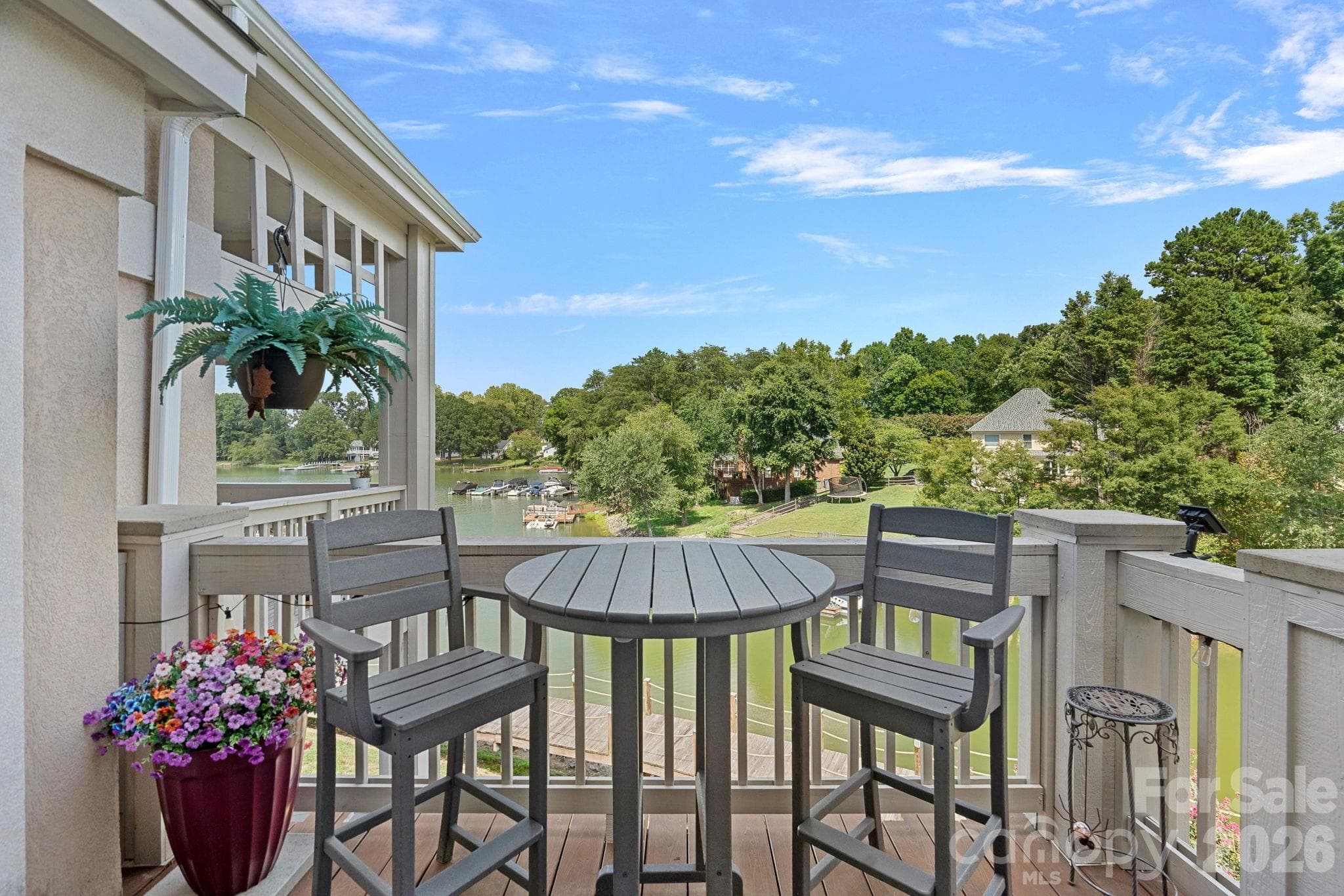 Outside Deck overlooking Lake Norman - 103 Pier 33 Drive, Mooresville