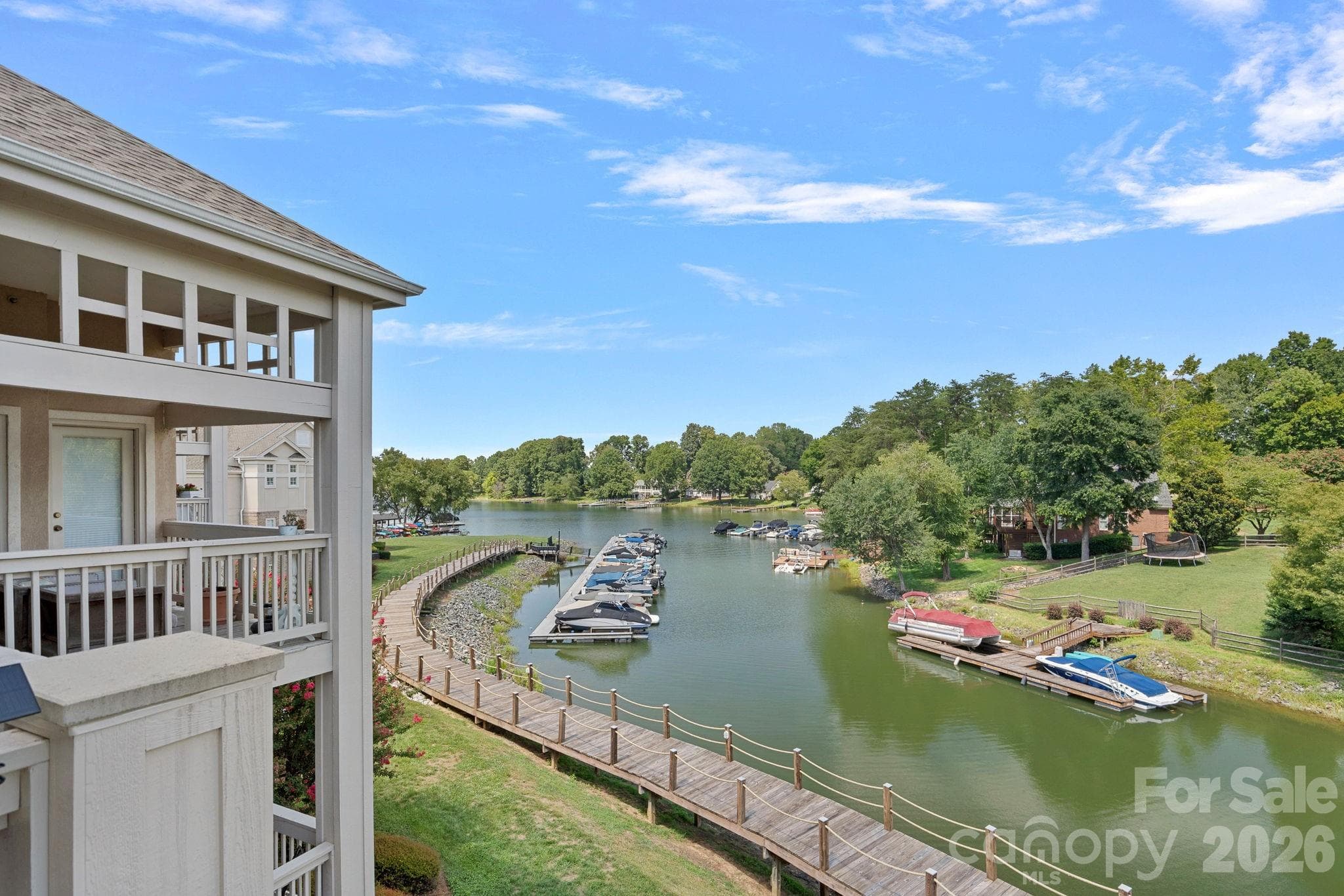 View of Pier and boat slips (no boat slip conveys with this property) - 103 Pier 33 Drive, Mooresville