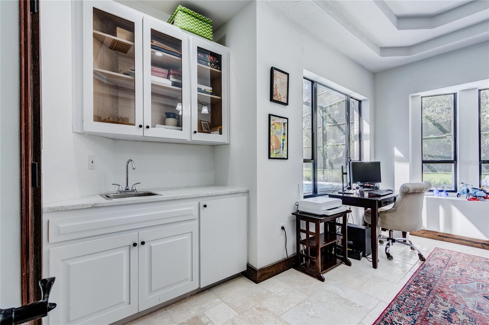 Wet bar with fridge and sink! - 32305 PASCO RD, SAN ANTONIO