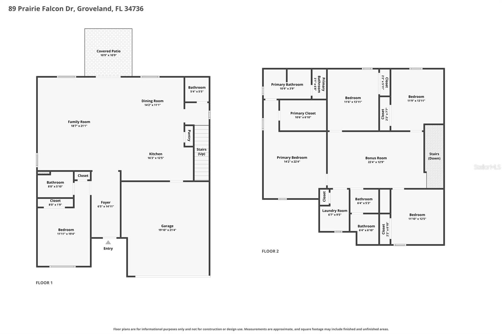 Floor Plan - 89 PRAIRIE FALCON DR, GROVELAND
