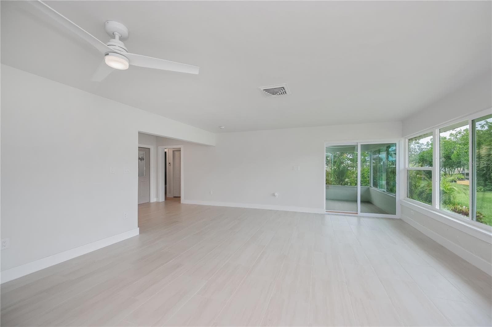 View from the living room/dining room - 352 OAK ST, ENGLEWOOD