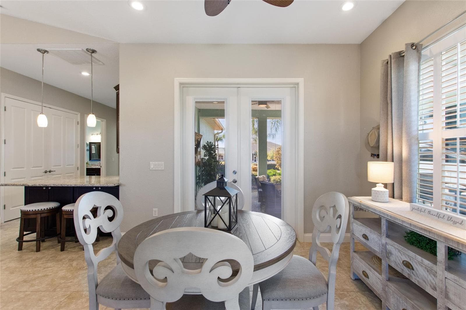Double doors leading to the breezeway - 1030 CROSS ROADS DR, POLK CITY