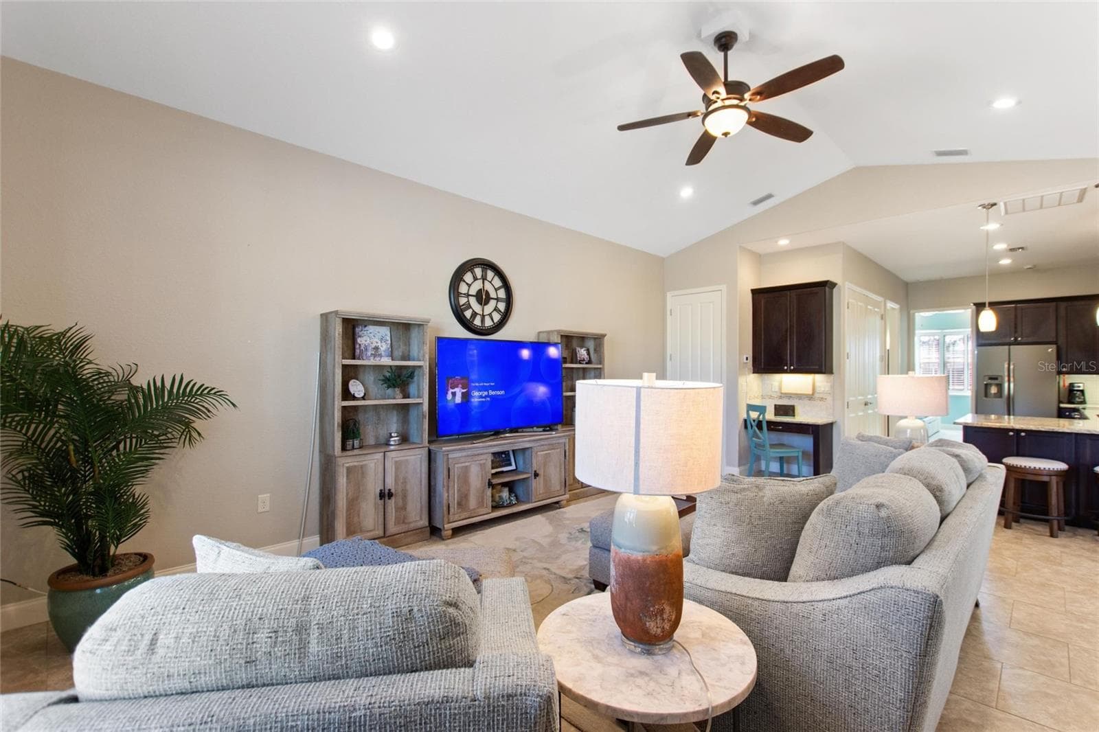 living room - 1030 CROSS ROADS DR, POLK CITY