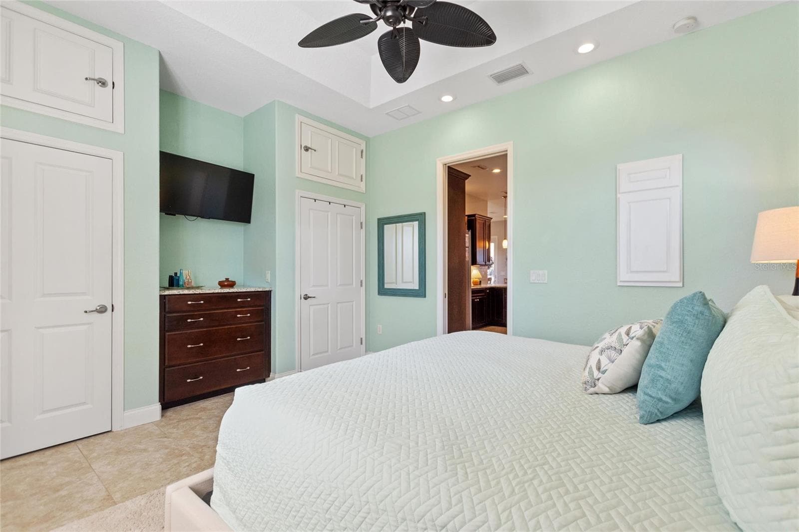 Dual closets with storage above - 1030 CROSS ROADS DR, POLK CITY