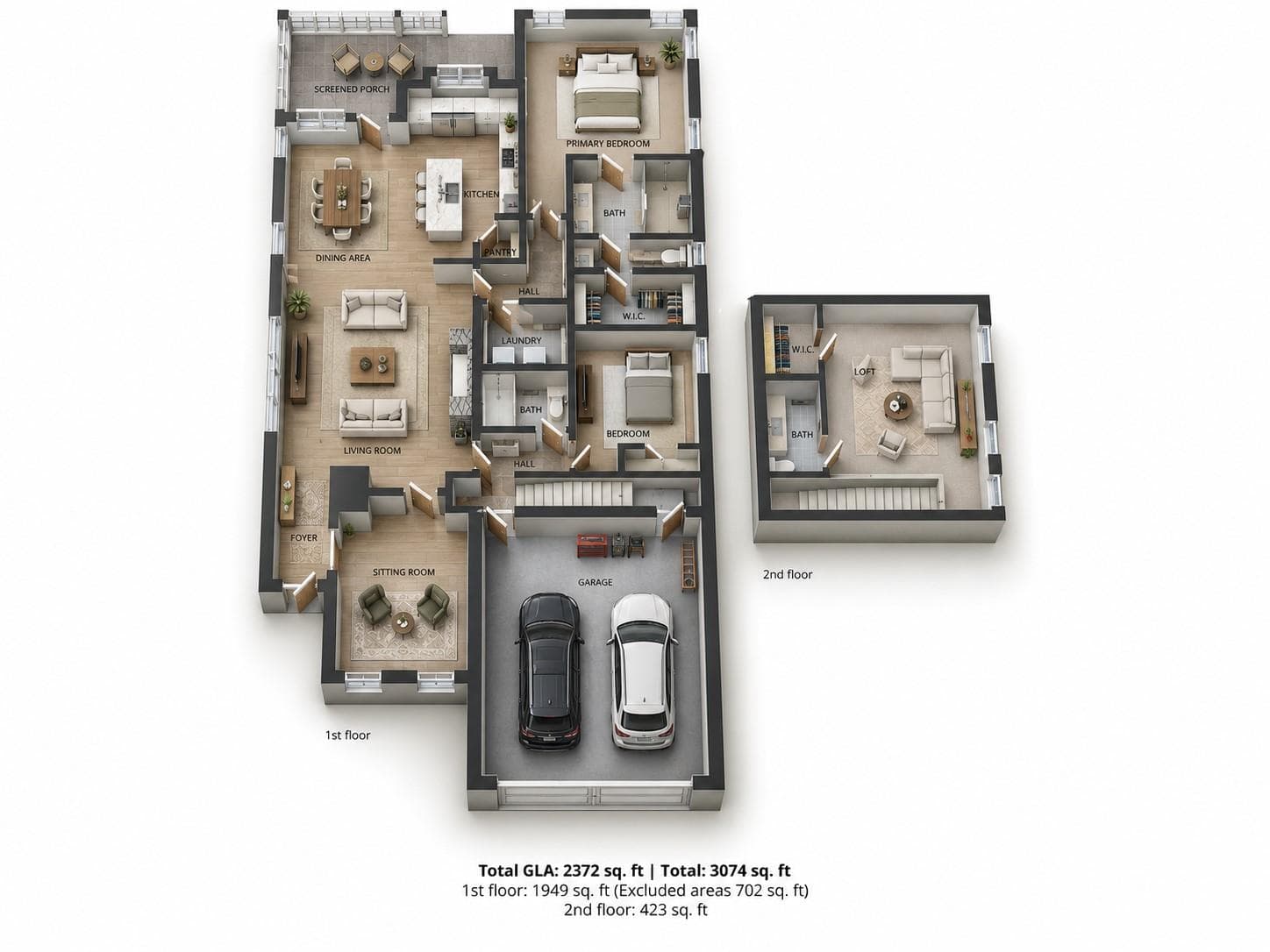 Floor Plan - 3038 Trace Meadow Court, York