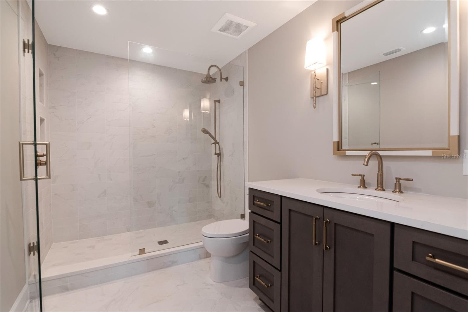 One of two full bathsadded to 3rd floor - 4706 W SAN JOSE ST, TAMPA