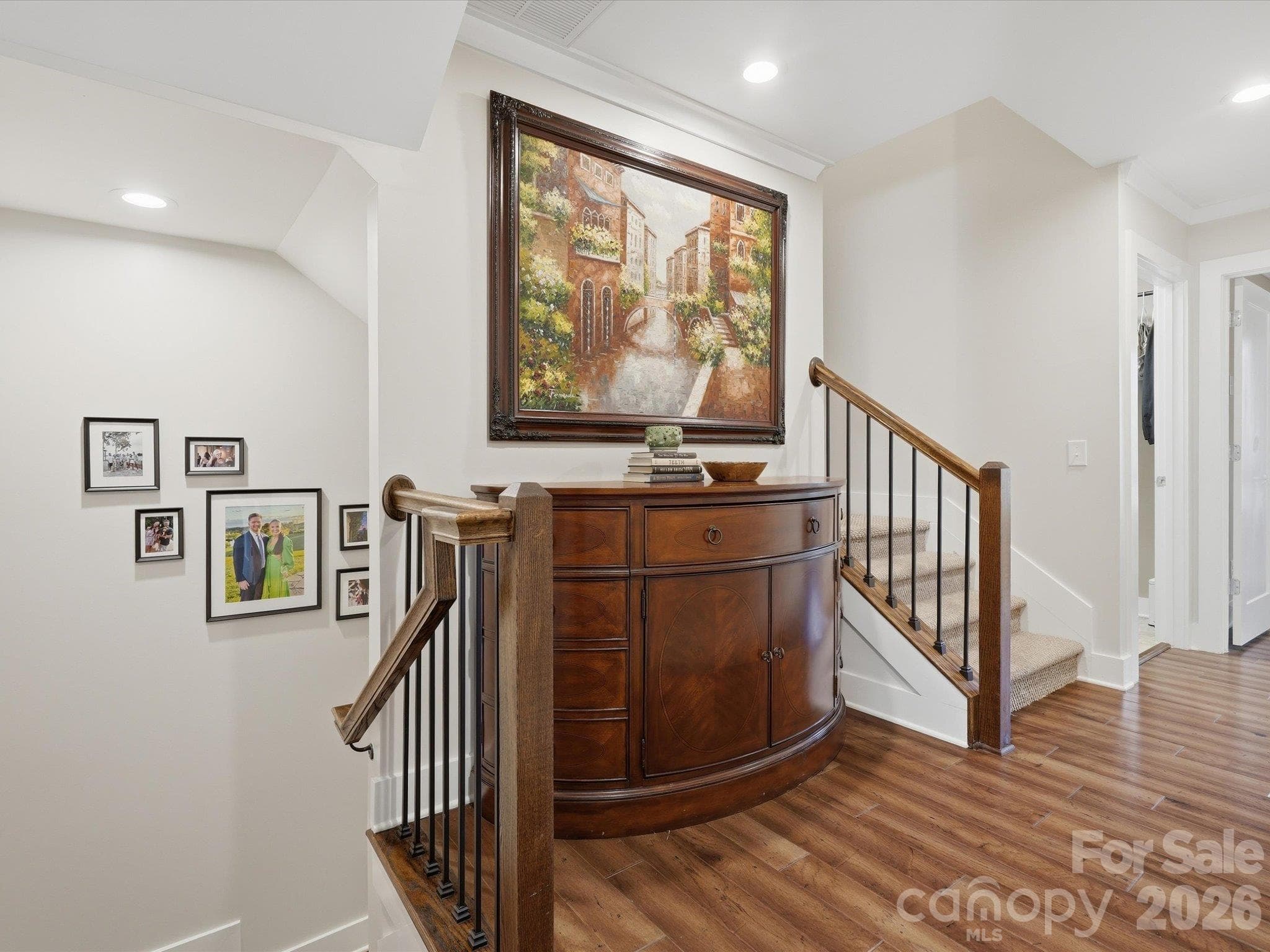 third level/ loft space. primary bed on this level and guest. - 1806 Sunnyside Avenue, Charlotte