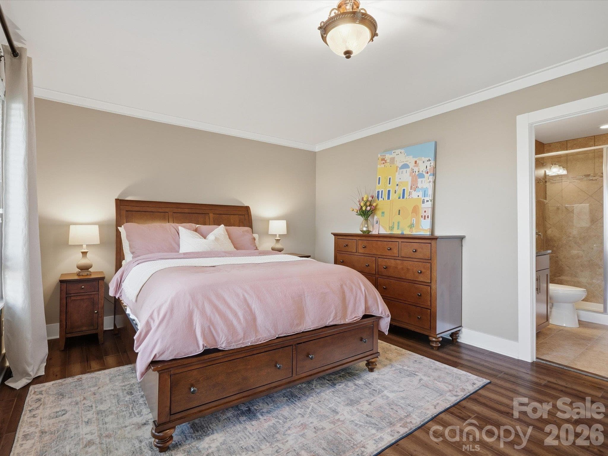 Guest bedroom and full bath on 3rd level- one level up from main level living space - 1806 Sunnyside Avenue, Charlotte