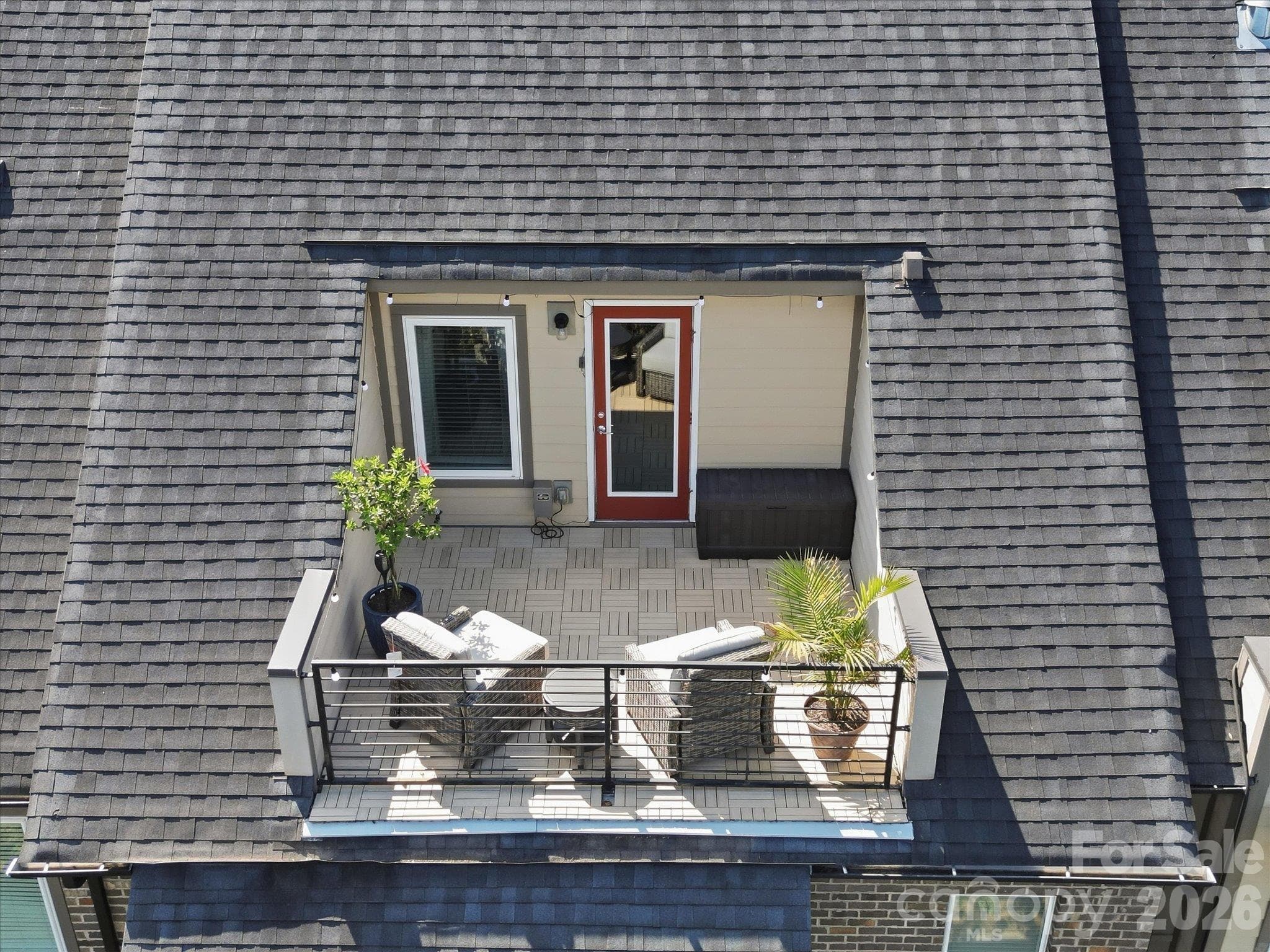 Rooftop terrace - 1806 Sunnyside Avenue, Charlotte