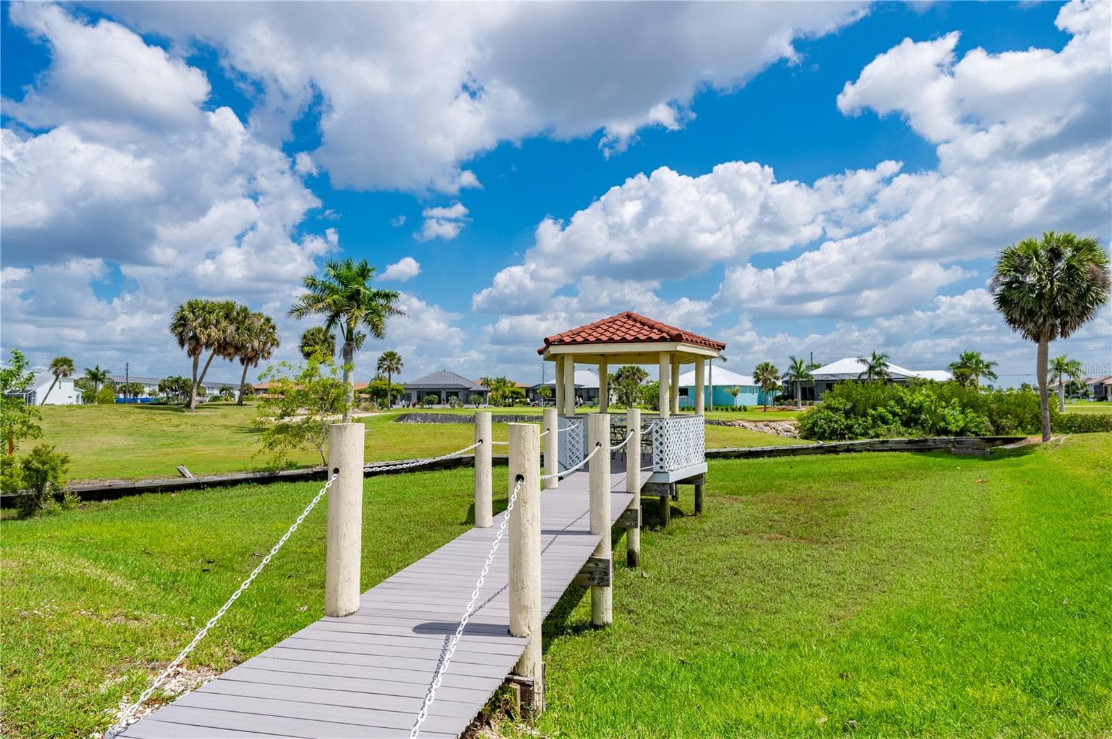 Gazebo overlooking the Golf Course - 1640 ATARES DR #16, PUNTA GORDA