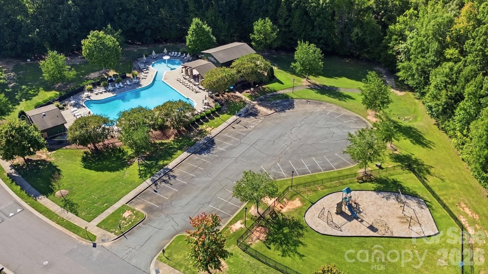 Pool, Clubhouse and Playground area - 8101 Prescot Glen Parkway, Waxhaw