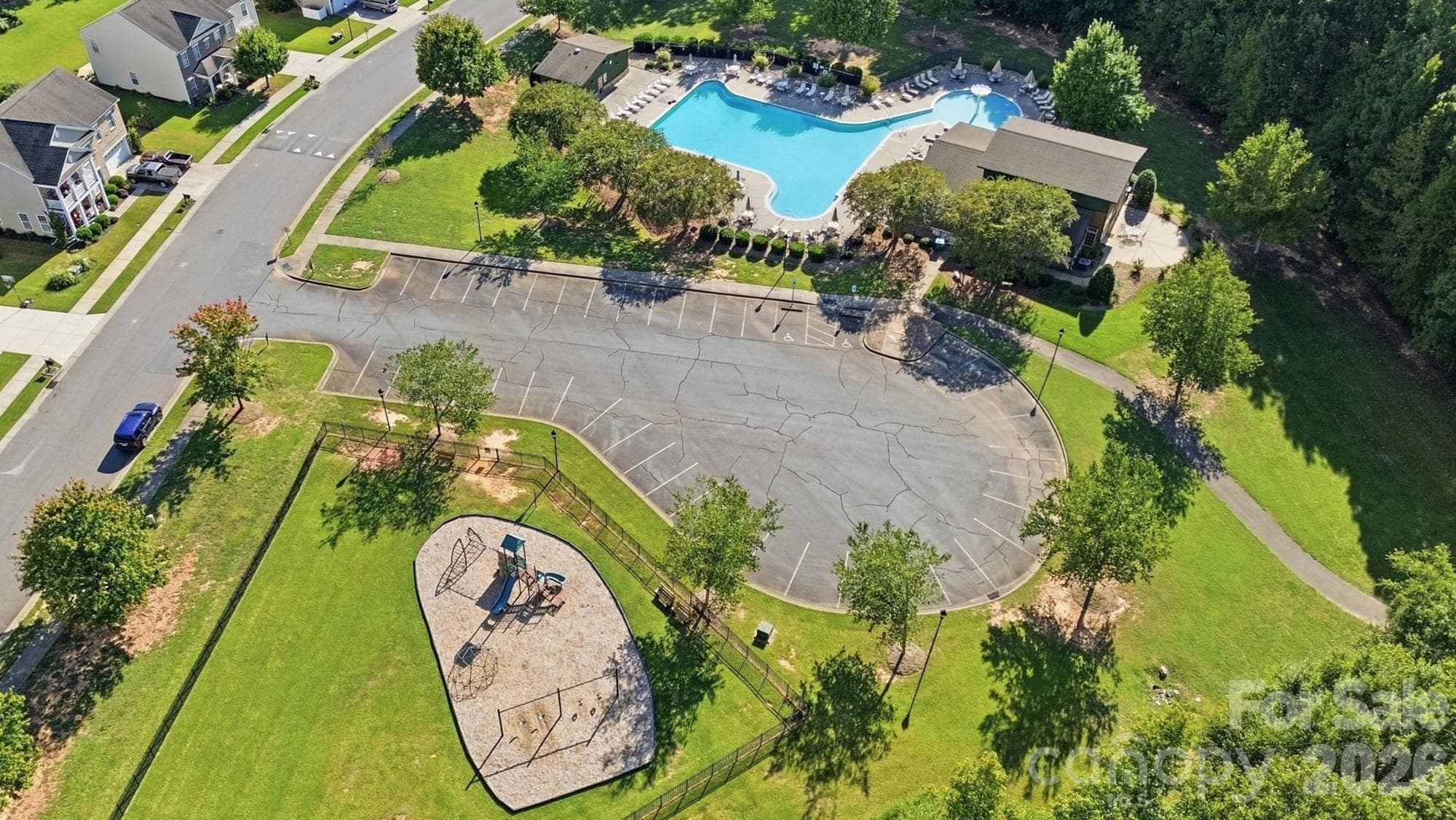 View of Pool and Playground Area - 8101 Prescot Glen Parkway, Waxhaw