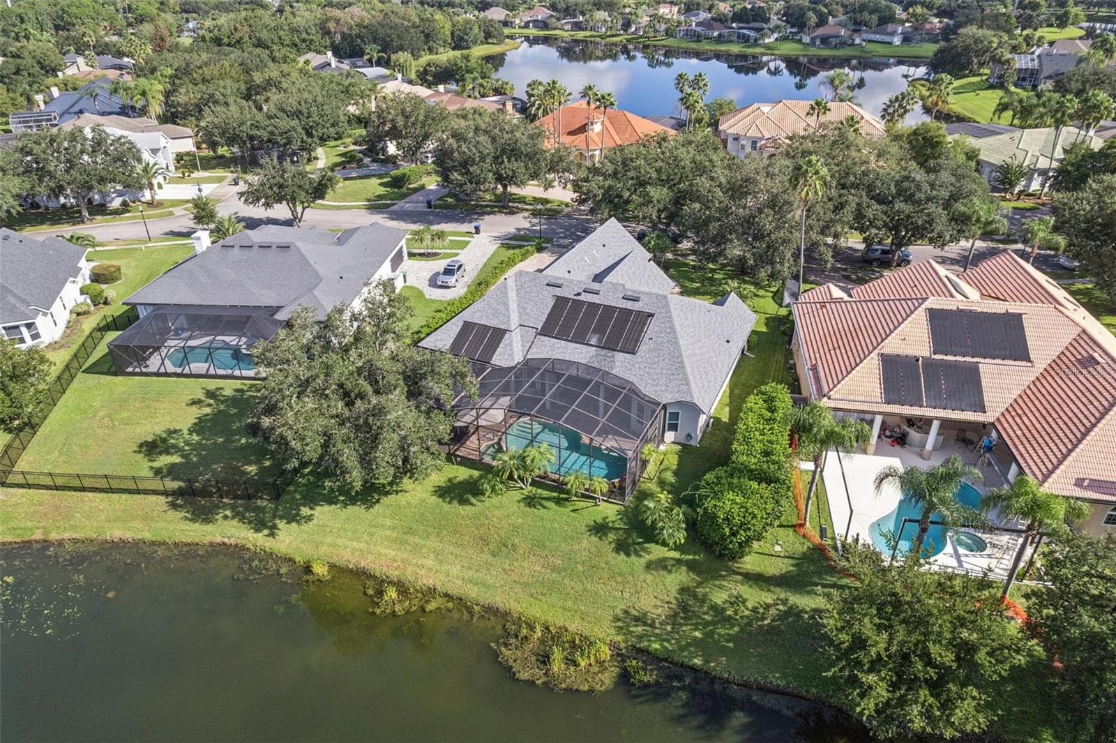 Ariel with beautiful water view - View 7. - 3832 HUNTERS ISLE DR, ORLANDO