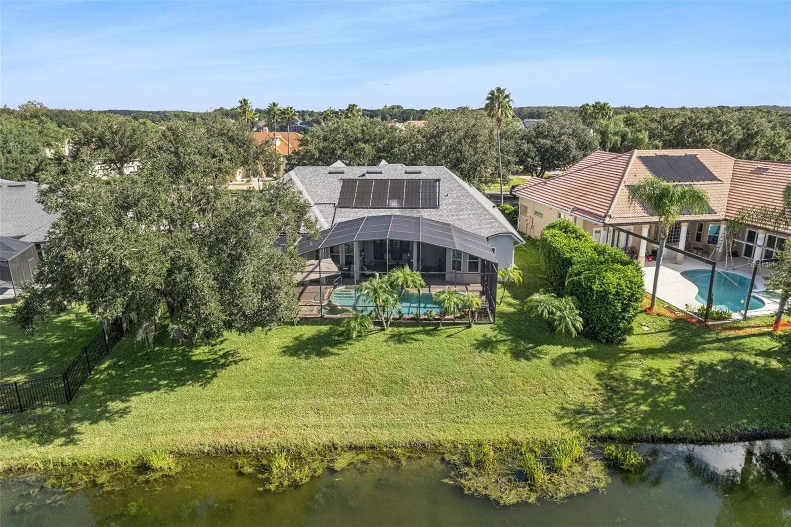 Ariel with beautiful water view- View 9. - 3832 HUNTERS ISLE DR, ORLANDO