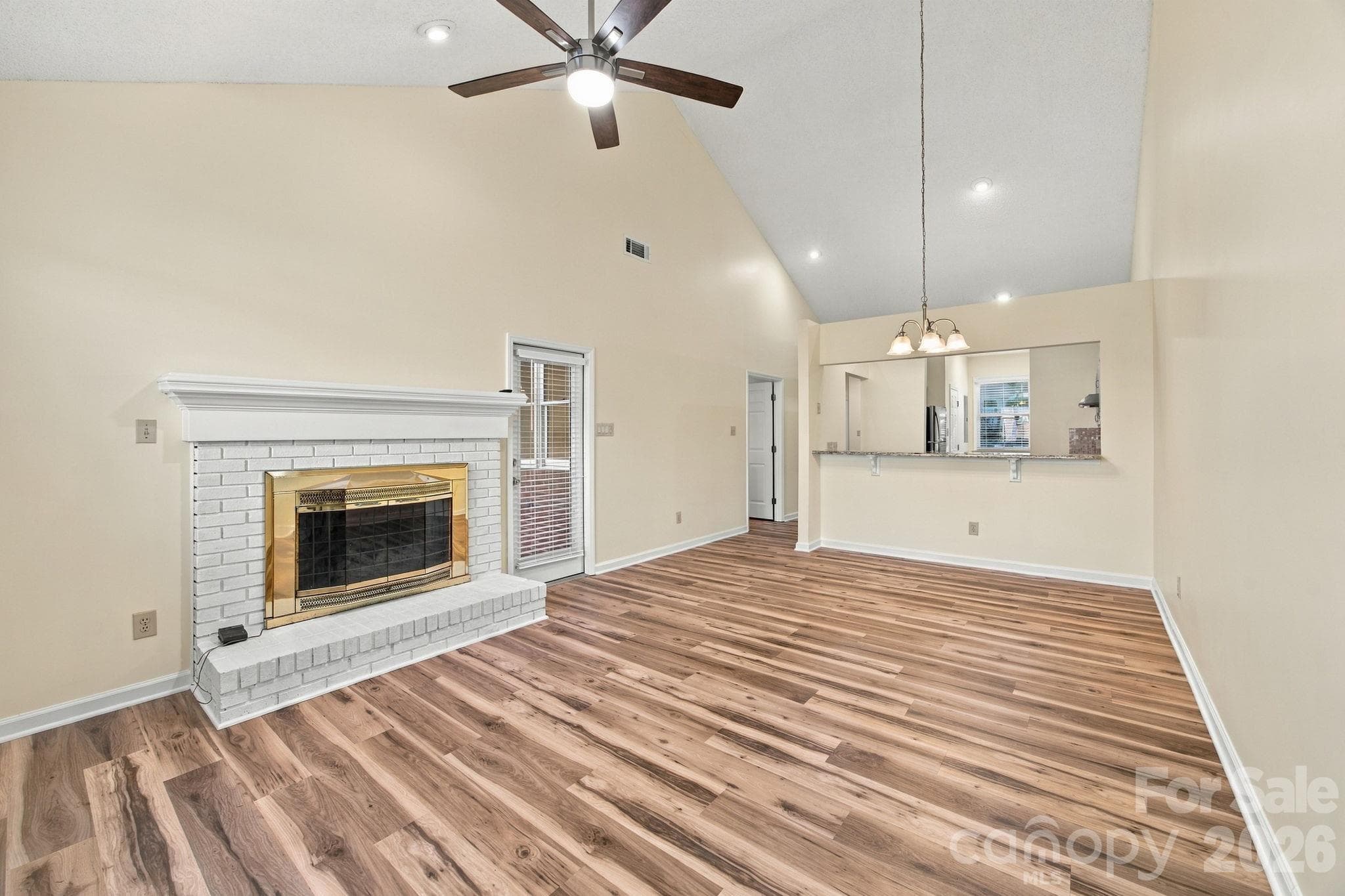 Living room and dining area - 19838 Oak Leaf Circle, Cornelius