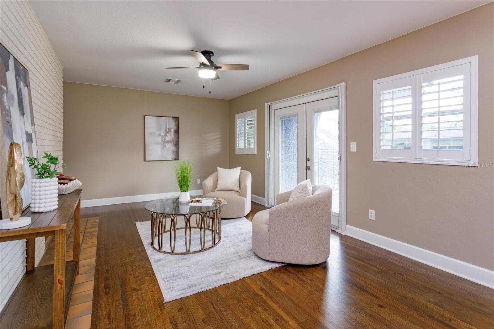 French doors lead to rear deck - 1060 GREGORY DR, MAITLAND