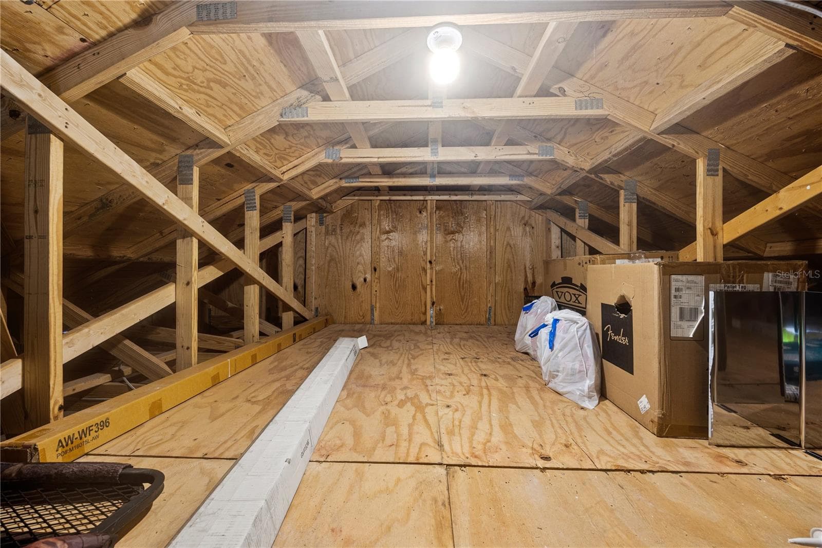 engineered storage in the attic - 400 S MOON DR, VENICE