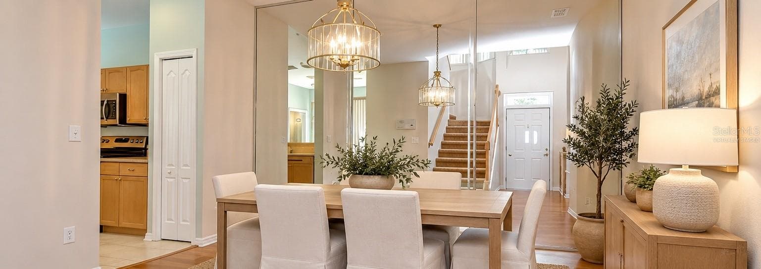 Virtually Staged Dining Room - 1050 STARKEY RD #2105, LARGO