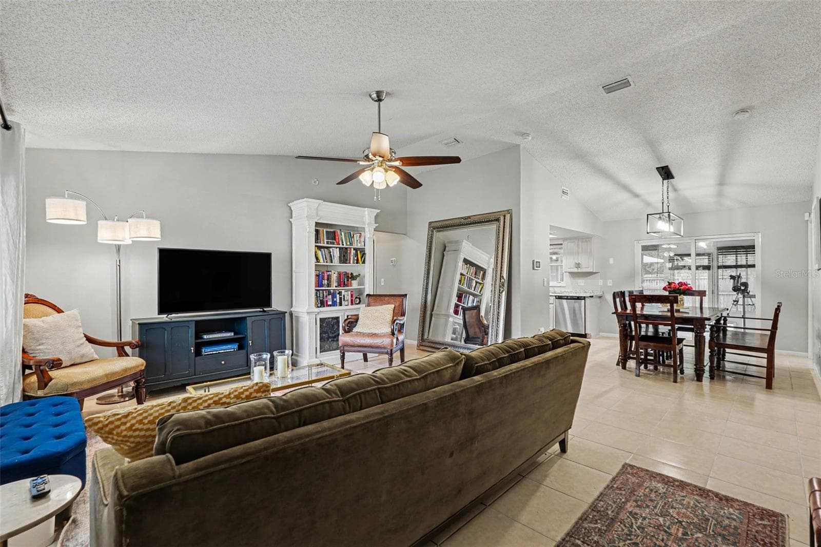 Living and dining rooms - 8064 FAWNRIDGE CIR, TAMPA