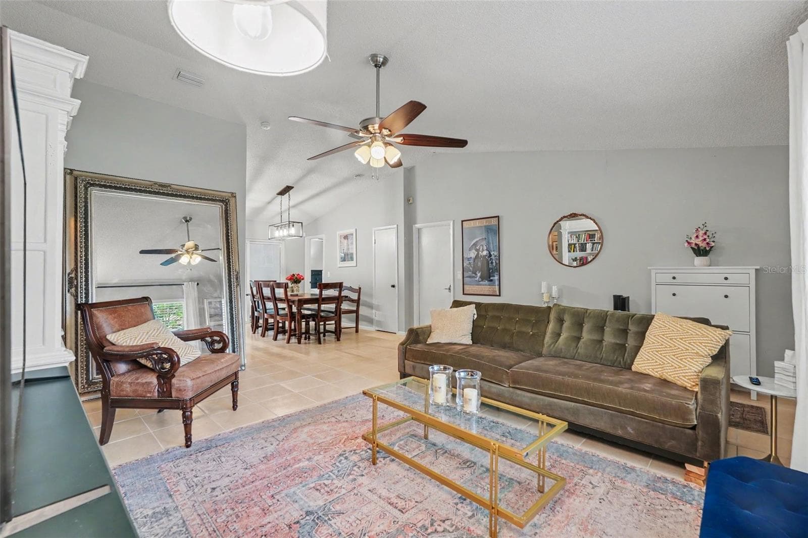 Living and dining rooms - 8064 FAWNRIDGE CIR, TAMPA