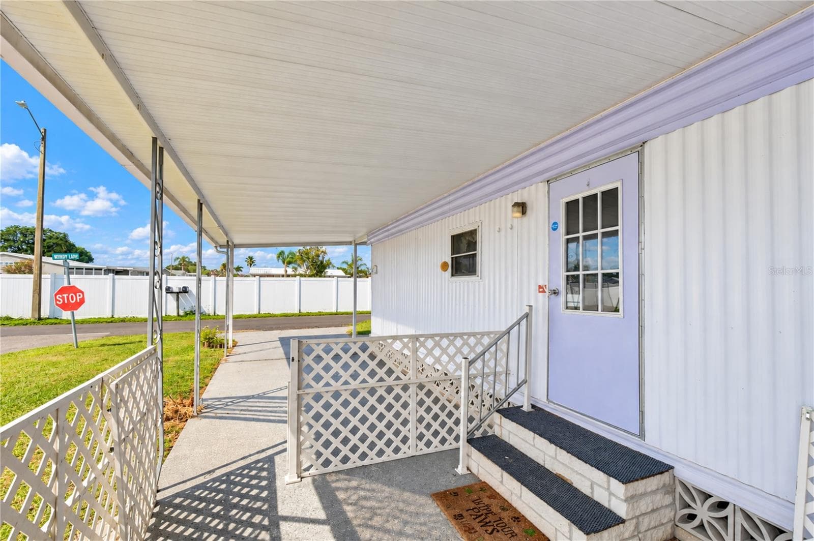 Carport Entrance - 4710 WINDY LN, ZEPHYRHILLS